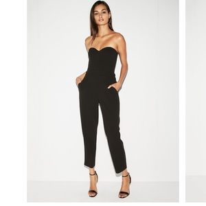 Express Strapless Black Jumpsuit